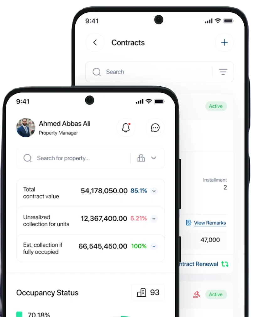 RealEstateApp on iOS and Android